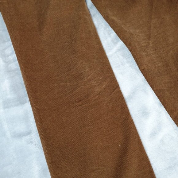 Spoke Sharps Corduroy Chino Pants Mens 35x32 Build C Preppy Flat Front Brown - Picture 3 of 15
